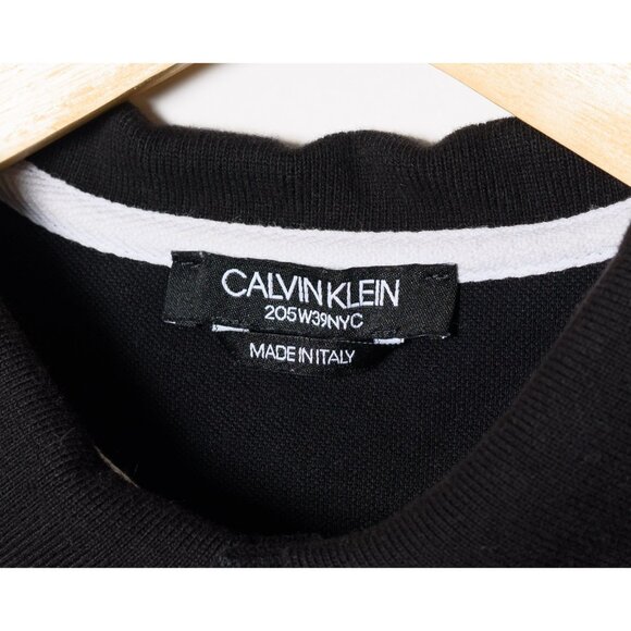 Calvin Klein 205W39NYC Mens Medium Polo Shirt Raf Simmons Made in Italy - Picture 5 of 6